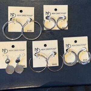 New Directions (ND) Earrings (5 Pairs)